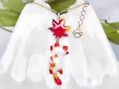 紅葉追っかけねこのネックレス〈プチリニューアル版〉