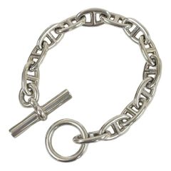HERMES エルメス シェーヌダンクル GM ブレスレット 13コマ シルバー925 腕周り約16cm 正規品 / 50430