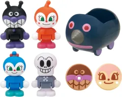 【新品】 バンダイ アンパンマンはじめてハウスドール それいけ!アンパンマン ばいきんまんセット もぐりんで出発!