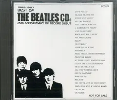 CD1枚 / ビートルズ / Best Of The Beatles CDs 1962 - 1987 / 25th Anniversary of Record Debut (PCD-29) / D00167851