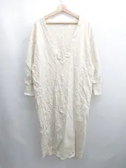 ◇ ⊃ Aunt Marie's アントマリーズ リラックス系 長袖 ロングトレーナー サイズ表記なし ホワイト系 レディース E  【1507080001594】のサムネイル