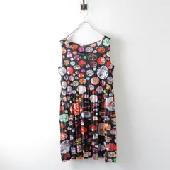 【値下げ】美品 プリーツプリーズ イッセイミヤケ PLEATS PLEASE Terry Johnson プリーツノースリーブワンピース 4//ブラック【2400014044331】のサムネイル