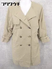 ■ NOLLEY'S ノーリーズ ライナー付 ベルト 長袖 トレンチ コート サイズ36 ベージュ レディース 【中古】 【1002800513819】のサムネイル