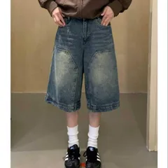 種類3：M/B：コットンブラック半袖Tシャツ メンズ ファッション 服 男性用 オシャレ シンプル 大人 かっこいい 大きいサイズ ストリート 紳士服 アメリカン ストリート レトロ ヘビーウェイト 多機能 デニム ショート パンツ 夏 ストレート ワイド レ