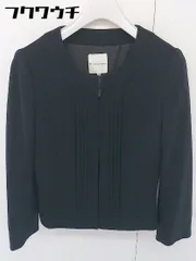 ◇ KUMIKYOKU 組曲 長袖 ノーカラー ジャケット サイズS3 ブラック レディース  【1110060007532】