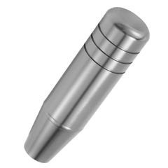 Lunsom 130mm シフトノブ アルミシフトレバー メタルギアシフトノブ延長 オートマとマニュアル車に適用します (チタン)