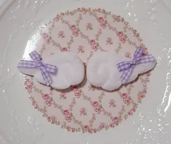 天使の羽 ヘアクリップ 量産型 ロリータ 地雷