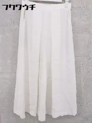 トゥモローランド♪白ワイドパンツ☆ 新品未使用♪ リネンツイル タックワイドパンツ | maison TOMORROWLAND/メゾン