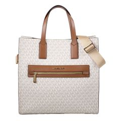 【MICHAEL KORS】マイケルコース KENLY NS トートバッグ 35T0GY9T3B ベージュ ブラウン ショルダーバッグ トートバッグ 2WAY 総柄 レディース 【中古品】 USED-A 【9356】
