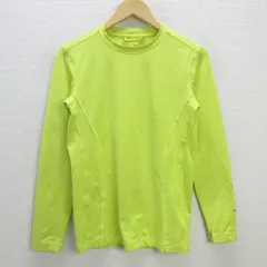 G■ナイキ/NIKE GOLF DRY-FIT トレーディングウエア/ロンT カットソー【L】黄/men's/116【中古】■