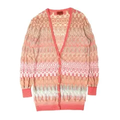 美品◇MISSONI◇ミッソーニ◇カーディガンニット◇ピンク◇40 2025年最新】Yahoo!オークション -ミッソーニ 40の中古品・新品