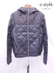 V981 [未使用品] nobis ノビス パーカー XS/TP ブラック ELROY ダブルジップ | Q★