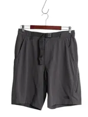 【お得なクーポン配布中!】 ノースフェイス ナイロン カーゴ ショートパンツ メンズ 32 / 古着 アウトドア ショーツ ストレッチ 短パン ワンポイント ゆったり グレー