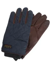 POLO RALPH LAUREN (ポロラルフローレン) キルティング×羊革 裏起毛 手袋 RLPG0078F3 ブランド メンズ 男性 レザー (ネイビー)