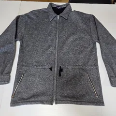 【80s？日本製 BEAMS/ビームス】ジャケット｜L｜柔らかい素材 裏起毛 古着 ヴィンテージ 状態良好｜グレー系のサムネイル