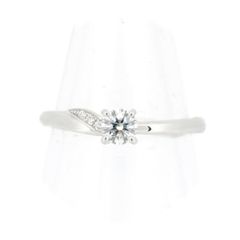 ニワカ ダイヤモンド リング 指輪 0.21ct  木洩日 8号 Pt950(プラチナ) 質屋出品