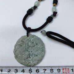 天然翡翠A貨 龍彫りネックレス証明書付き 大ぶり 高級ジェイド 開運・厄除け 天然翡翠A貨 龍彫りネックレス証明書付き 大ぶり 高級ジェイド 開運