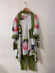 (25391)　EIKO KONDO エイココンドウ　カットソー セットアップ 3点セット
