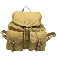 PRADA【プラダ】ナイロン　バックパック　リュックサック　B2811　ベージュ　ブラウン系【中古品/USED-B】質屋　かんてい局那覇店　ｎ3100770927300015