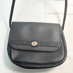 【送料無料】Christian Dior/クリスチャンディオール/ショルダーバッグ/肩掛けバッグ/ブラック/角擦れあり/中古品