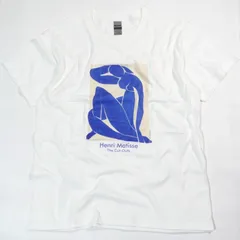 ブルーヌード II マティス 半袖 Tシャツ ホワイト GILDAN(ギルダン) 5.3オンス 男女兼用【RAF】The Cut-Outs Blue Nude II Henry Matisse S/S TEE 244101