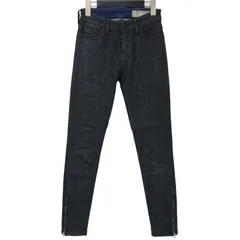 DIESEL ディーゼル デニム パンツ ブラック 黒 23 クロップド アンクル丈 スキニー スリム ストレッチ ミドルライズ プリント Slandy ジーンズ ジーパン ボトムス ズボン【レディース】