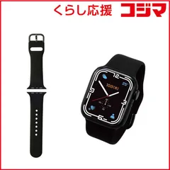 【 新品 未開封 】   エレコム Apple Watch 41/40/38mm/バンド/シリコン/ブラック AW-41BDSCBK 未使用 送料無料