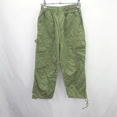 ◇ ⊇ MAISON CLUB ウエストゴム カーゴパンツ サイズ表記なし カーキ系 レディース E  【1505290002288】