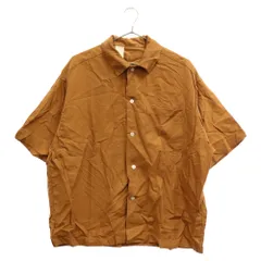 N.HOOLYWOOD (エヌハリウッド) 19SSビッグシルエット半袖開襟シャツ ブラウン 191-SH17-029のサムネイル