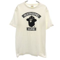A BATHING APE アベイシングエイプ 半袖 Tシャツ M 白 メンズ 古着