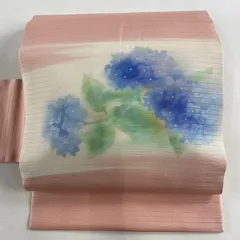 半額SALE/ 色とりどりの紫陽花が可愛らしい袋帯◇六通柄 着物 - www