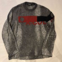 A-COLD-WALL ア・コールド・ウォール Logo Jacquard Sweater ニット グレー系 size:M【代官山A07】