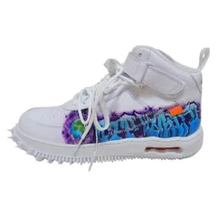 Off-White(オフホワイト) スニーカー 28 メンズ美品  Air Force 1 Mid "Graffiti" DR0500-100 白×黒×マルチ NIKEコラボ レザーのサムネイル
