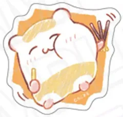 【中古】シール・ステッカー ご機嫌(オレンジ) 「ちこまる ダイカットステッカー クレヨン ver.」