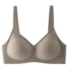 シームレスブラ ノンワイヤー ナイトブラ 調節ホック付き 快適 肉厚パッド 楽ちん 軽量 脇高設計 盛れる 美胸 伸縮性 ストレッチ 3段ホック 肩紐調整 黒 as-018