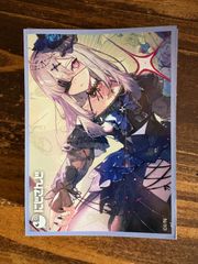 デュエルマスターズ　超CS　プレイマット　 ヴァルキリアス・武者・ムサシ「弐天」 プレイマット『[超CSVI](モノクロ)ヴァルキリアス・武者・ムサシ