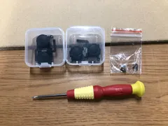 Joy-Con 交換パーツセット スティック Y字ドライバー バックルロック ジョイコン　スイッチ　Swich