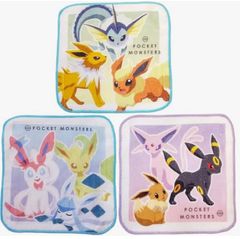 ポケモン ハンカチタオル 3枚セット ミニタオル 3Pセット ポケットモンスター pz-bryshb02 (イーブイたち)