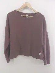 ◇ DISCUS ディスカス スリット 長袖 スウェット トレーナー サイズF テラコッタ系 レディース P  【中古】 【1210190008345】のサムネイル