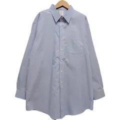 ブルックスブラザーズ Brooks Brothers オーバーサイズ 長袖シャツ ブロードシャツ ボタンダウン チェックシャツ 2XLサイズ相当 古着 D304