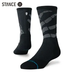 STANCE x MISFITS HANDS X コラボ ソックス 靴下 黒 CREW SOCKS Black スタンス x ミスフィッツ サイズL 25.5-29.0cm