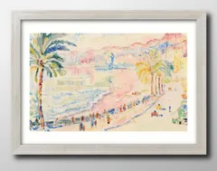 15662ポール シニャック A3 サイズ ポスター アート おしゃれ 絵画 インテリア 北欧 イラスト マット紙 艶消し アートパネル 額 フレーム デザイン 壁掛け ギフト 新築祝い ディスプレイ