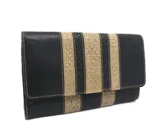 ADOLFO DOMINGUEZ アドルフォドミンゲス レザー 二つ折り 長財布 ウォレット 小銭入れ 札入れ カード入れ ブラック系 DK0188