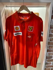 【F1】フェラーリ ポロシャツ XL A-915のサムネイル