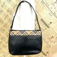 バーバリー ショルダートートバッグ 革 チェック フォーマル ビジネス FW18