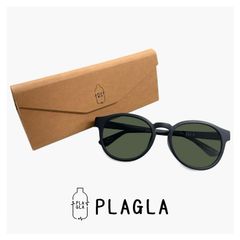 【新品】 日本製 偏光サングラス PG-02BK-GRN-P PLAGLA 偏光 レンズ サングラス BLACK / GREEN POLA プラグラ メンズ レディース uvカット 鯖江 サステナブル SDGs エシカル ファッション 商品 エコ ボストン