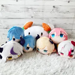 全品新品タグ付き 未開封品 ホロライブ 寝そべりぬいぐるみ hololive 鷹嶺ルイ  百鬼あやめ パペットぬいぐるみ 7点セット まとめ売り 77