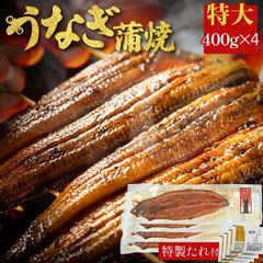 鰻蒲焼き 4尾 400g ×4 有頭 土用の丑の日 中国産 うなぎ 海産物 お取り寄せグルメ ビール 誕生日 食べ物 海鮮 もらって 嬉しい ギフト グルメ