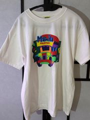80s　90s　フィリピン　マニラ　スーベニア　ヴィンテージ　ｔシャツ　イラスト　アート　Ａｒｔ　お土産