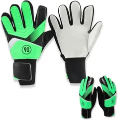 Neutral Zenith キーパーグローブ ジュニア 子供用 キッズ サッカー トレーニング 5号 6号 7号 3サイズ(グリーン,  6号(16-17cm))